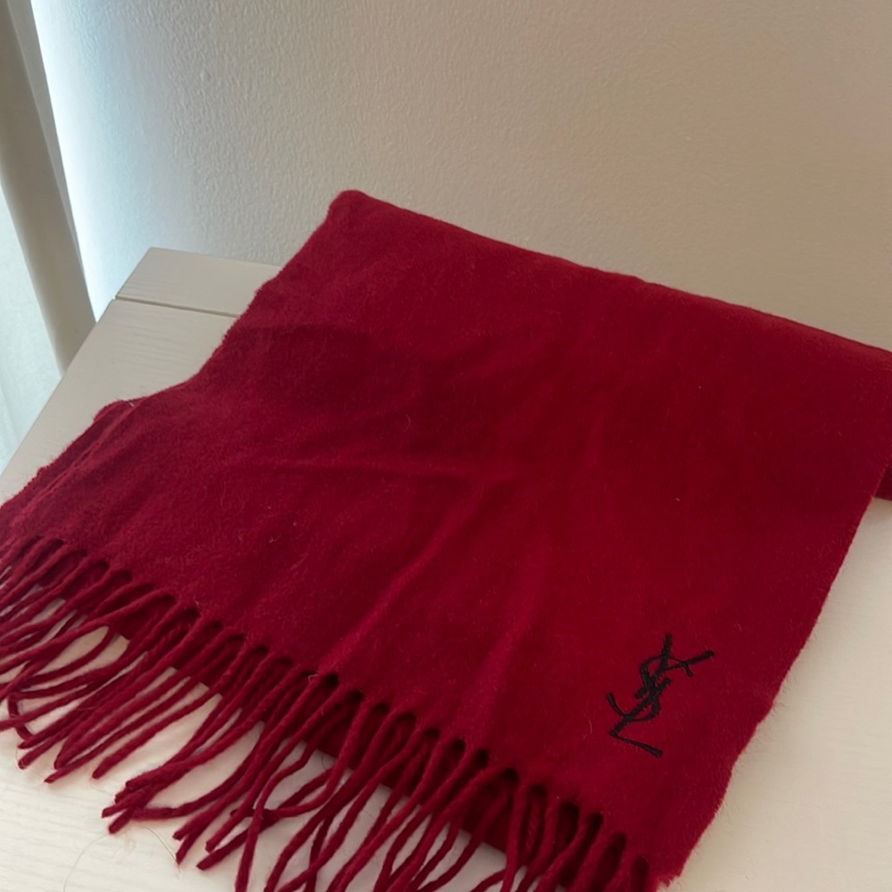 YSL wool scarf